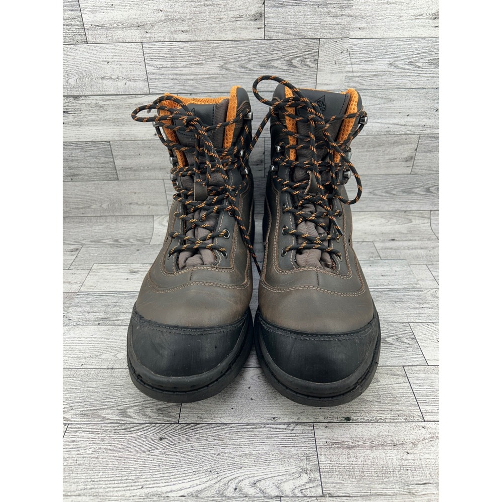 Compass 0883 Men Brown Leather Hiking Boots High Top Work Trail Size 11